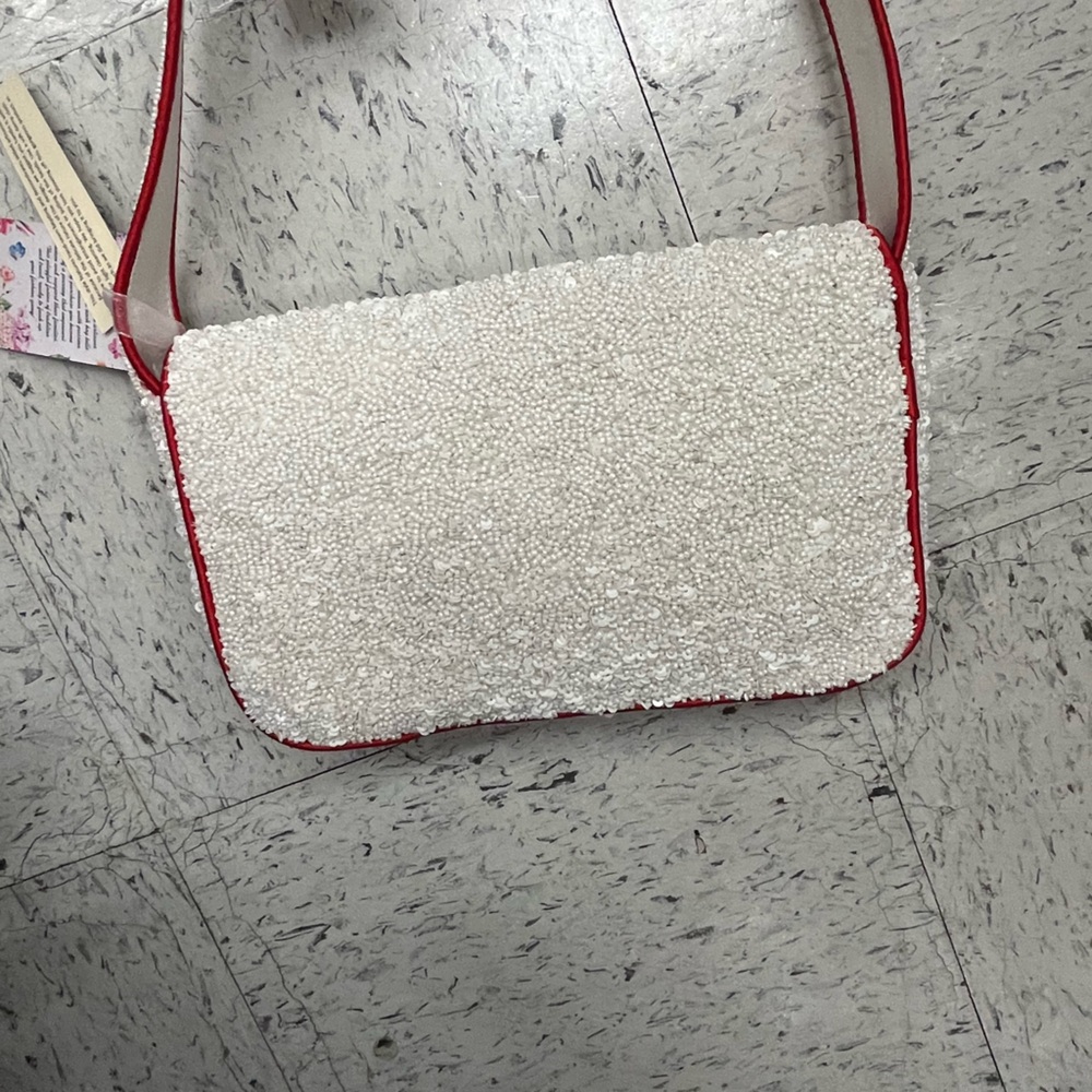 NWT ⚜️🍅⚜️ Viral Made In India Beaded Tomato Bag - Picture 11 of 12
